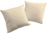 Dekokissen WIRTH "Berwick" Gr. 1, gold, B:40cm L:40cm, Obermaterial: 85% Polyester, 15% Baumwolle, Dekokissen_Sitzkissen_Kissenhüllen, Dekokissen