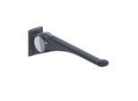 Hewi 802 LifeSystem Stützklappgriff 802.50.41160DR 600, anthrazit hochglanz/anthrazit matt, matt