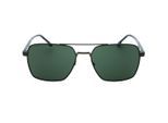 Hugo Boss groene lens mat ruthenium zwarte zonnebril