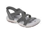 Skechers Reggae Slim Stretch Flex Textiel Dames Olijf Sandalen