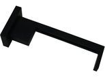 Wandträger "Multiträger", schwarz (schwarz, matt), SCHÖNER WOHNEN-KOLLEKTION, Gardinenstangenhalterungen, Wandträger, Serie Einzelprogramm Matteo rechteckig