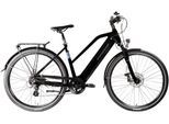 E-Bike ZÜNDAPP "Z810" Gr. 50, schwarz (schwarz, grau, schwarz), Elektrofahrräder, Damen, 50cm, 28 Zoll (71,12cm), E-Bike, Pedelec, Elektrofahrrad für Damen