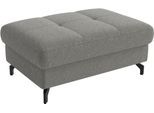 Polsterhocker SIT & MORE "Vanity, B: 103 cm", grau (stone), B:103cm H:45cm T:69cm, 100% Polyester, Hocker, Polsterhocker