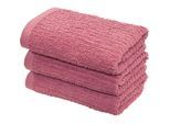 Gaestehandtuecher OTTO HOME "Riva, 30x50, Premium Handtücher, 500 gr/m²", weiß (mauve), B:30cm L:50cm, Webfrottier, Obermaterial: 100% Baumwolle, Handtücher, Gaestehandtuecher, Hoch-Tief-Struktur, Streifen, weich, 5 Jahre Garantie