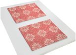 Platzset ADAM "Romantic Puligny Light" Gr. 1, rot, B:30cm L:40cm, Obermaterial: 100% Baumwolle, Platzsets, Platzset