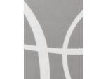 Gardine HEINE HOME Gr. 3, grau (grau, weiß), B:270cm H:225cm, Polyester, Gardinen, Gardine