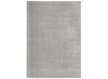 Novel Webteppich, Hellgrau, Kunststoff, Uni, rechteckig, 160x230 cm, Oeko-Tex® Standard 100, Global Recycled Standard (Grs), für Fußbodenheizung geeignet, Teppiche & Böden, Teppiche, Webteppiche