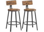 Mid.you , Schwarz, Dunkelbraun , Metall, Holzwerkstoff , 51.5x88.5x51.5 cm ,