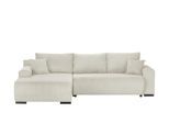 smart Ecksofa mit Schlaffunktion Nelly ¦ beige ¦ Maße (cm): B: 270 H: 85 T: 185.0