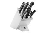 ZWILLING Gourmet 7-tlg, Selbstschärfender Messerblock, Weiß