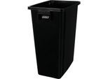 Wertstoffsammler Probbax MixMatch, Volumen 60 l, mit Griff, ohne Deckel, L 320 x B 460 x H 580 mm, Recycling-Polypropylen, schwarz