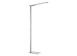 Unilux LED Stehleuchte STRATUS, 50 W, 6581 lm, 4100 K, direkt/indirekt leuchtend, Aluminium und Stahl, metallgrau/silber