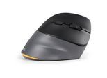 Bakker Elkhuizen Vertikalmaus PRF Pro, für Rechtshänder, 8 Tasten und Scrollrad, bis 10 m, USB-C/Bluetooth, B 110 x T 70 x H 85 mm, dunkelgrau