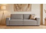 LOUNGE Schlafsofa in Taupe Grau-Braun von BRUNO | Großzügig & seitlich ausklappbar