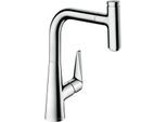 hansgrohe Talis Select S220 Küchenarmatur 72822000 chrom, schwenkbar, herausziehbarer Auslauf