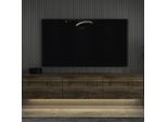 Mid.you , Walnussfarben , Holzwerkstoff , 160x35x32 cm , hängend, Beleuchtung ,