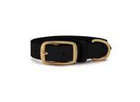 THE DOG IDEA Leder Halsband Schwarz S