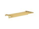 hansgrohe AddStoris Handtuchablage 41751990 Länge 648mm, mit Handtuchhalter, Wandmontage, Metall, polished gold optic