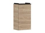 hansgrohe Xelu Q Waschtischunterschrank 54013670 340x605x245mm, für Handwaschbecken, links, Eiche Natur, mattschwarz