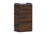 hansgrohe Xelu Q Waschtischunterschrank 54018000 340x605x245mm, für Handwaschbecken, rechts, Nussbaum dunkel, chrom