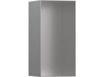 hansgrohe XtraStoris Wandnische 56076800 30x15x14cm, mit offenem Rahmen, Edelstahl Optic