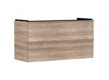 hansgrohe Xelu Q Waschtischunterschrank 54037000 1180x605x475mm, 2 Schubladen, Eiche Natur, chrom