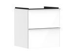 hansgrohe Xelu Q Waschtischunterschrank 54023000 580x605x475mm, 2 Schubladen, weiß hochglanz, chrom