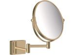 hansgrohe AddStoris Rasierspiegel 41791140 1-fach und 3-fach Vergrößerung, Wandmontage, brushed bronze