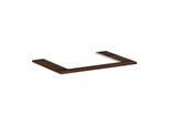 hansgrohe Xelu Q Konsole 54109630 780 x 550 mm, Ausschnitt 600 x 480 mm, Nussbaum dunkel