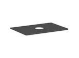 hansgrohe Xelu Q Konsole 54113910 780 x 550 mm, Ausschnitt mittig, Aufsatzwaschtisch ohne Hahnloch, diamantgrau matt