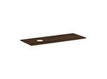 hansgrohe Xelu Q Konsole 54116630 1360 x 550 mm, Ausschnitt links, Aufsatzwaschtisch ohne Hahnloch, Nussbaum dunkel