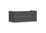 hansgrohe Xelu Q Waschtischunterschrank 54083000 1180x485x550mm, 2 Schubkästen, diamantgrau matt, chrom