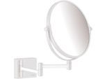 hansgrohe AddStoris Rasierspiegel 41791700 Vergrößerung 1-fach, 3-fach, Wandmontage, weiß matt