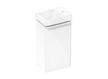 hansgrohe Xelu Q Waschtischunterschrank 54011700 340x605x245mm, für Handwaschbecken, links, weiß hochglanz, mattweiß