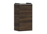 hansgrohe Xelu Q Waschtischunterschrank 54018700 340x605x245mm, für Handwaschbecken, rechts, Nussbaum dunkel, mattweiß