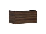 hansgrohe Xelu Q Waschtischunterschrank 54061700 980x485x550mm, mit Schubkasten, Nussbaum dunkel, mattweiß