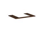 hansgrohe Xelu Q Konsole 54094630 780 x 550 mm, Ausschnitt 500 x 480 mm, Nussbaum dunkel