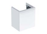 Geberit Smyle Square Waschtisch-Unterschrank 500366001 53,6x61,7x43,3cm, 1 Tür links, weiß hochglanz