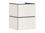 hansgrohe Xilesa E Waschtischunterschrank 54291780 480x470mm, 2 Schubkästen PushOpen, sandbeige matt