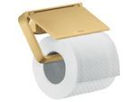 hansgrohe Axor Papierrollenhalter 42836250 mit Deckel, Metall, brushed gold optic