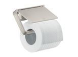 hansgrohe Axor Papierrollenhalter 42836800 mit Deckel, Metall, Edelstahl-Optik