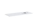hansgrohe Xilesa E Konsole 54279700 1375x550mm, ohne Hahnloch, Ausschnitt rechts, mattweiß