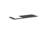 hansgrohe Xilesa E Konsole 54272760 1375x550mm, Ausschnitt links, schiefergrau matt