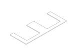 hansgrohe Xilesa E Konsole 54274550 1375x550mm, 2 Ausschnitte, Eiche Kaschmir