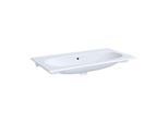 Geberit Acanto Möbelwaschtisch 500643012 90 x 48 cm, mit Überlauf, ohne Hahnloch, weiß