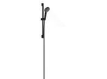 hansgrohe Activera Select S Duschset 28045670 2 Strahlarten wassersparend+ mit Duschstange, Ø95mm, Bohrabstand 625mm, schwarz matt