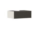 hansgrohe Xevolos E Waschtischunterschrank 54311660 780x550x275mm, 1 Schublade, sandbeige matt, Textil dunkelgrau