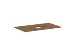 hansgrohe Xilesa E Konsole 54276550 Ausschnitt mittig, ohne Hahnloch, 980 x 550 mm, Eiche Kaschmir