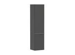 hansgrohe Xelu Q Hochschrank 54140000 370x400x1650mm, Türanschlag rechts, diamantgrau matt, chrom