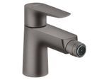 hansgrohe Talis E Bidet-Einhebelmischer 71720340 brushed black chrome, mit Ablaufgarnitur